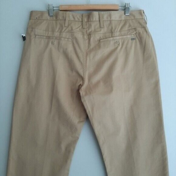 HURLEY NWOT Icon Classic Chino Pants Light Beige Men's Sz 36 - Picture 7 of 11